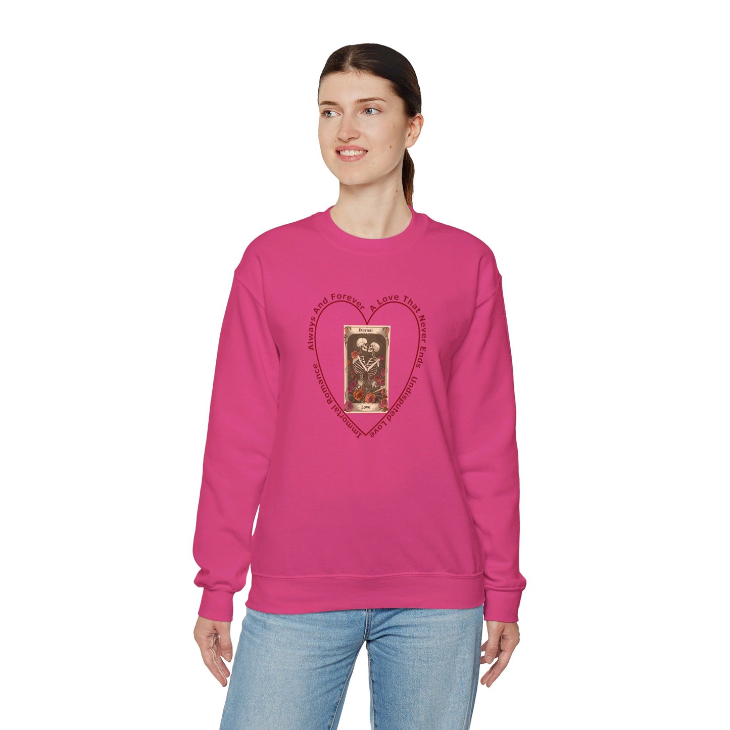 Crewneck Sweatshirt-Unisex Heavy Blend™ - Eternal Love by Lynn Salem Creates