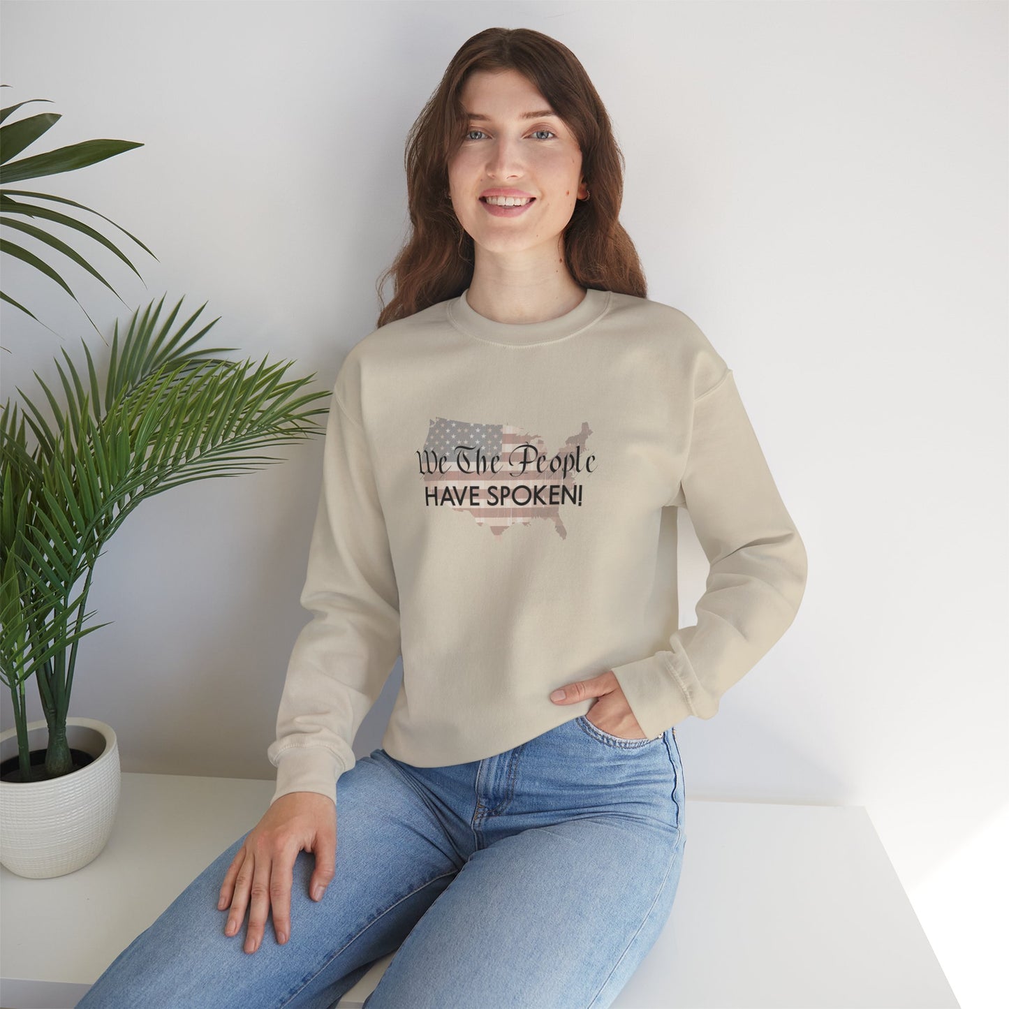 Crewneck Sweatshirt (Unisex) - We The People Have Spoken by Lynn Salem Creates