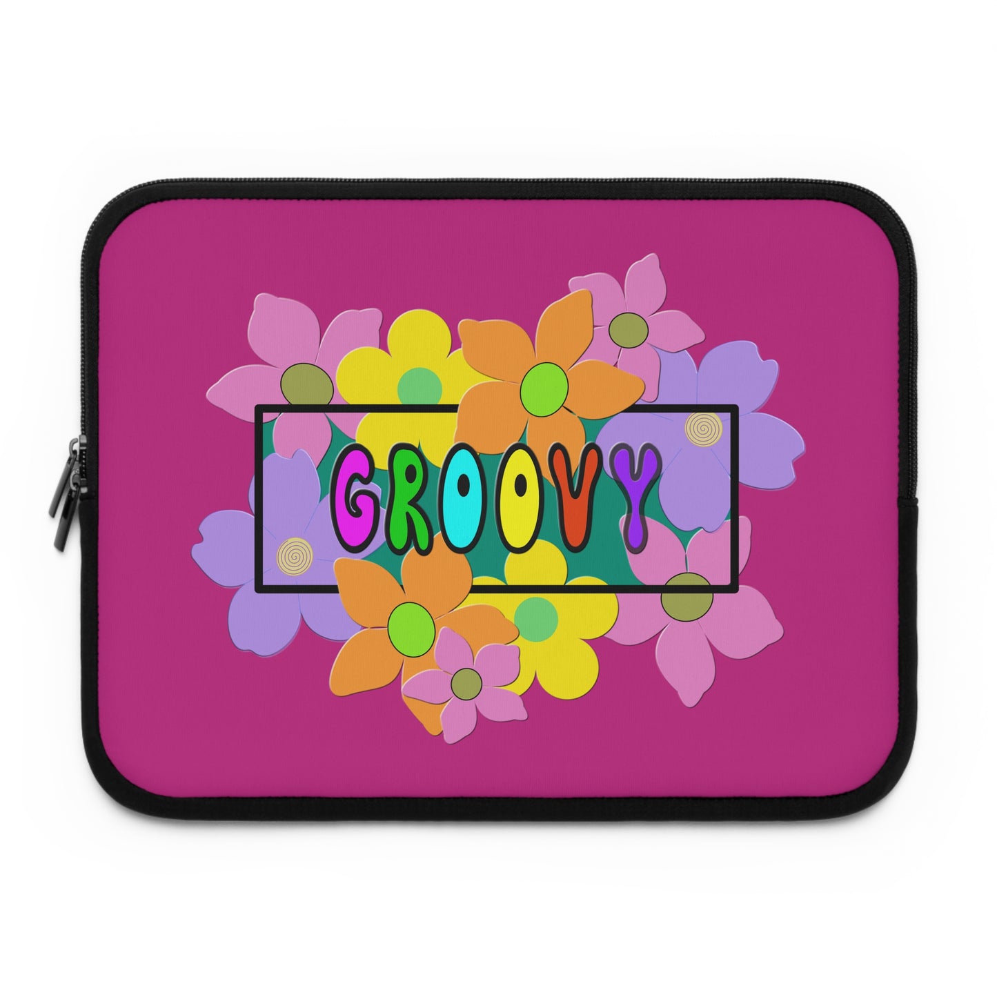 Laptop Sleeve - GROOVY by Lynn Salem Creates