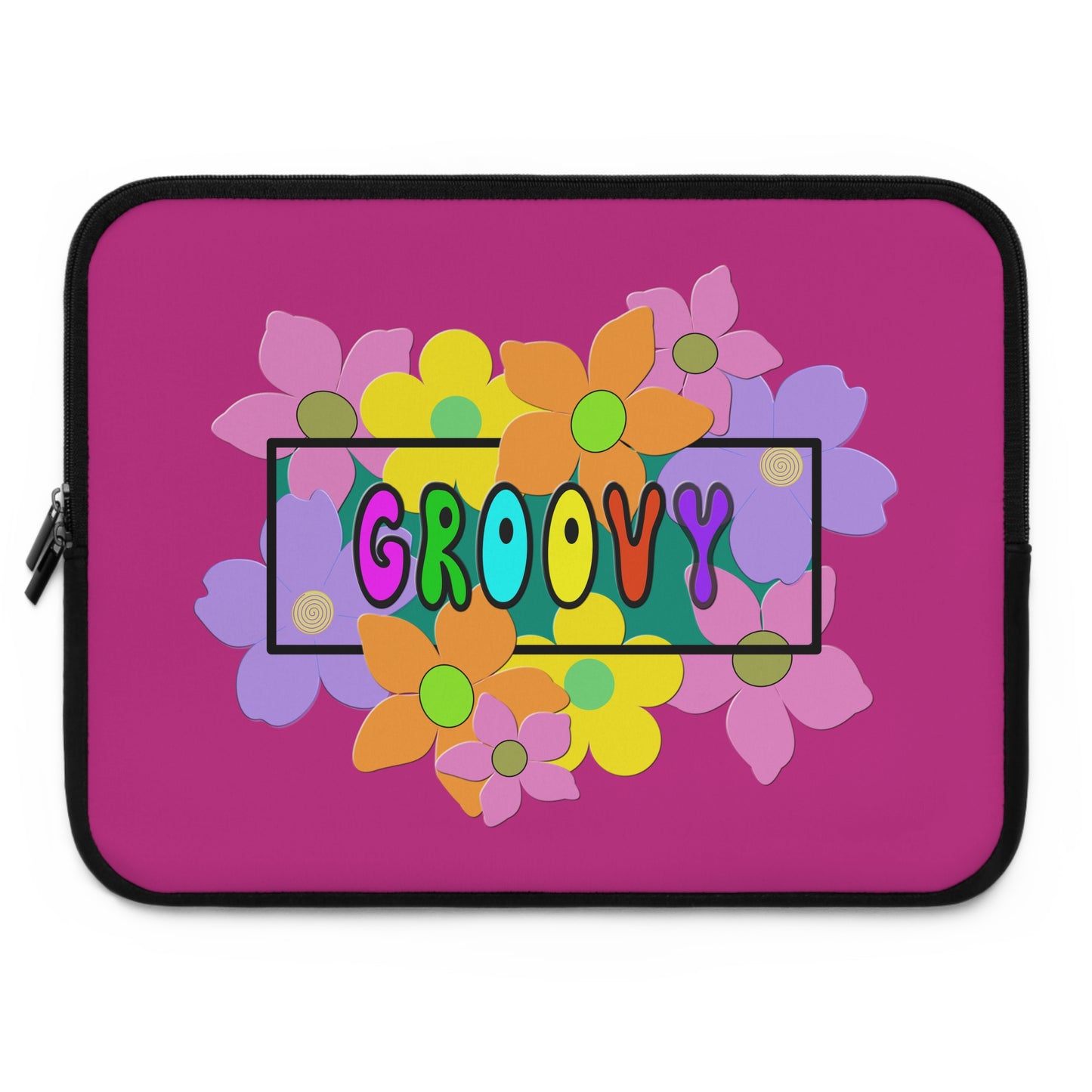 Laptop Sleeve - GROOVY by Lynn Salem Creates