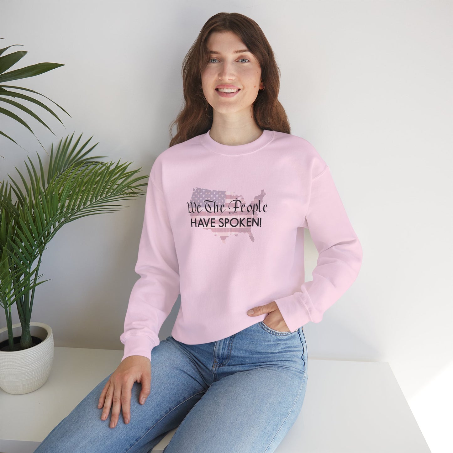 Crewneck Sweatshirt (Unisex) - We The People Have Spoken by Lynn Salem Creates