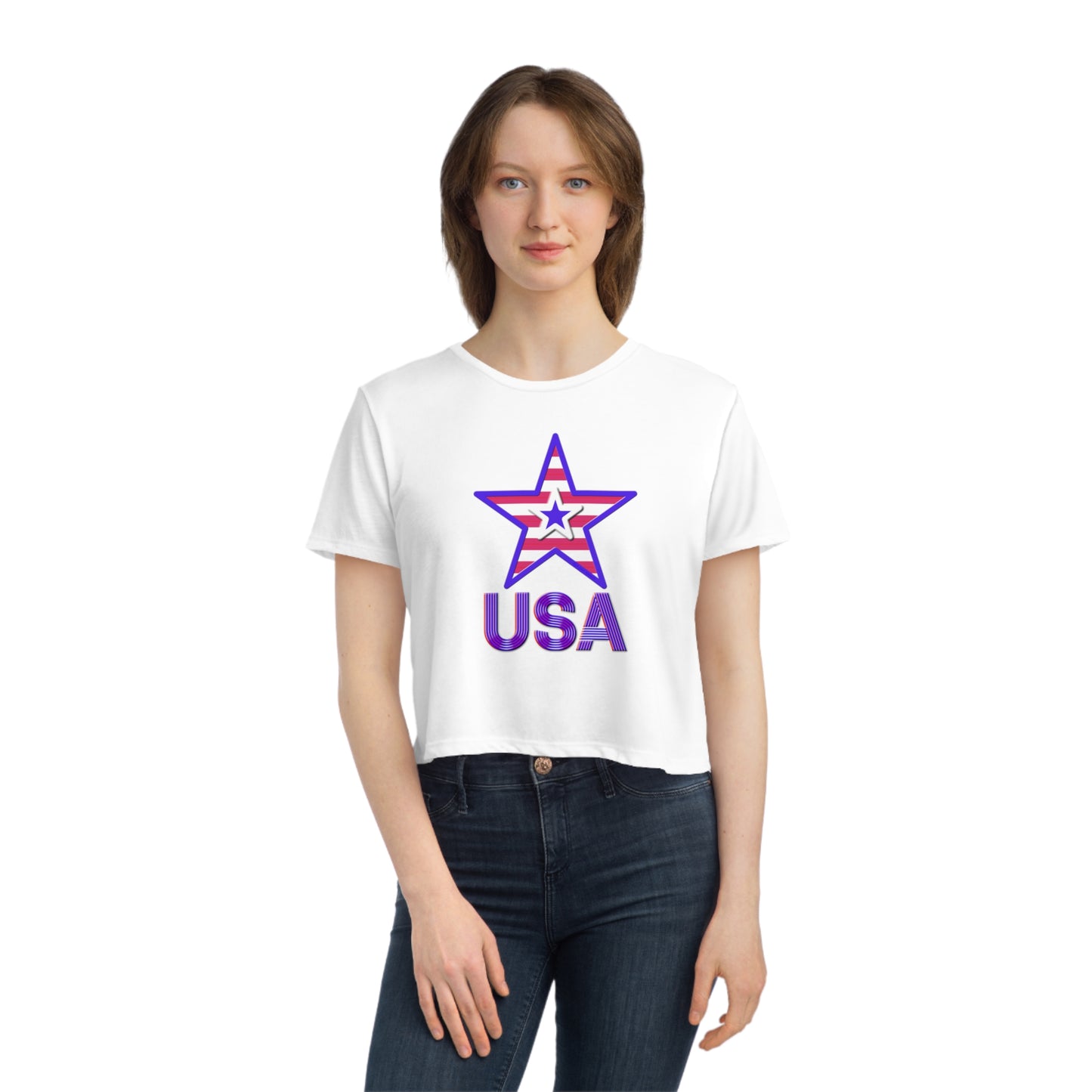 Cropped Tee - Women's - USA