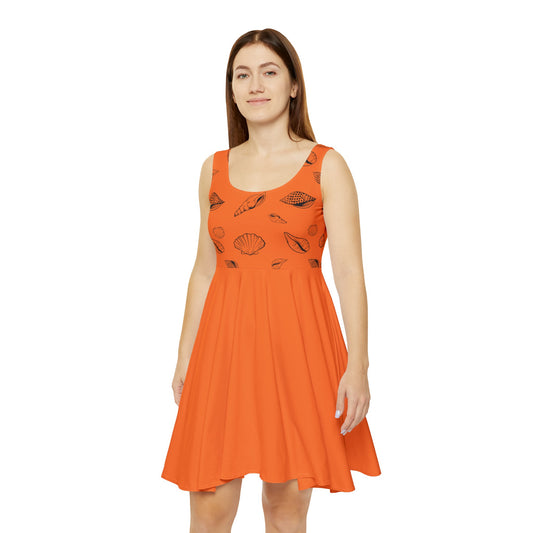 Women's Skater Dress - Crusta - Sea Shell Design