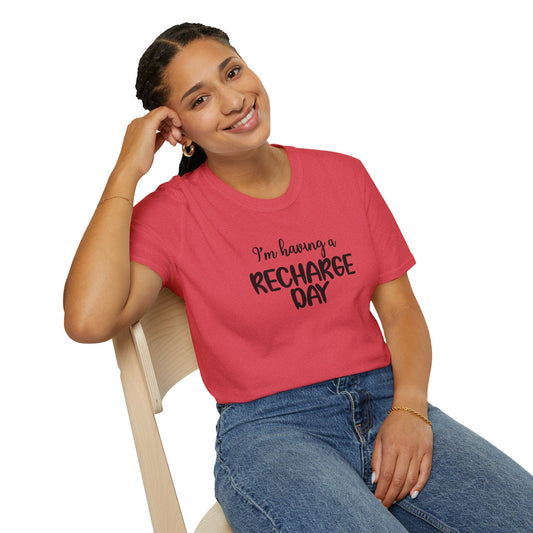 T-Shirt - Unisex Softstyle - Recharge Day