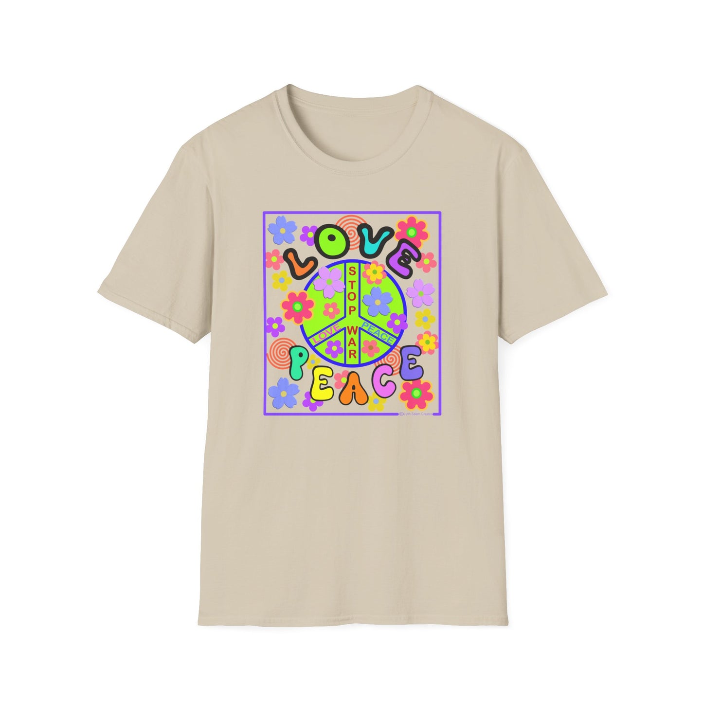 T-Shirt - Unisex Softstyle - Love & Peace