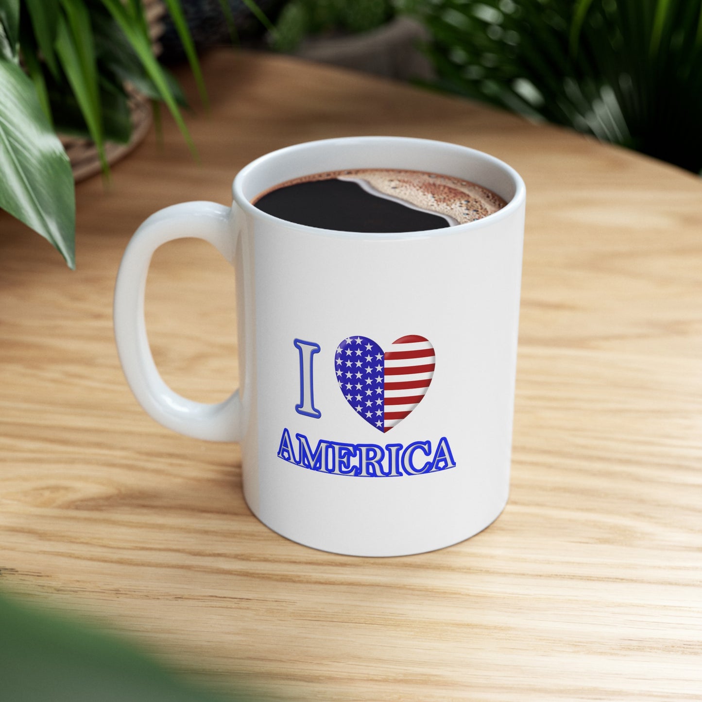 Ceramic Mug, (11oz, 15oz) - I Love America