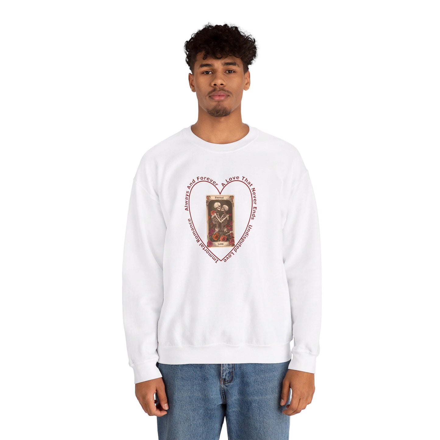 Crewneck Sweatshirt-Unisex Heavy Blend™ - Eternal Love by Lynn Salem Creates