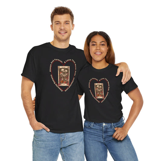 T-Shirt-Unisex Heavy Cotton - Eternal Love 2 by Lynn Salem Creates