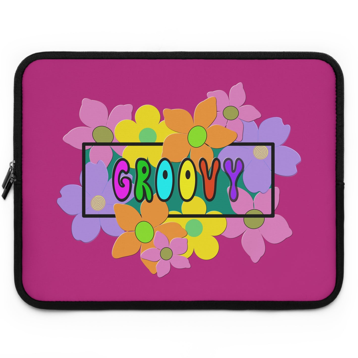 Laptop Sleeve - GROOVY by Lynn Salem Creates