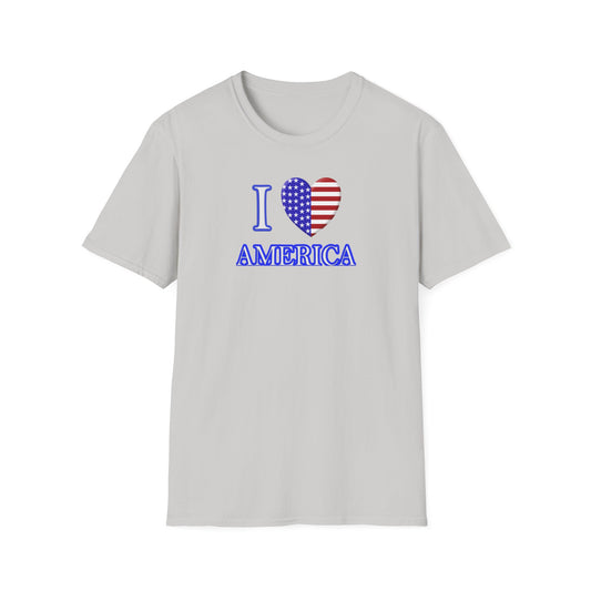 T-Shirt - Unisex Softstyle - I Love America