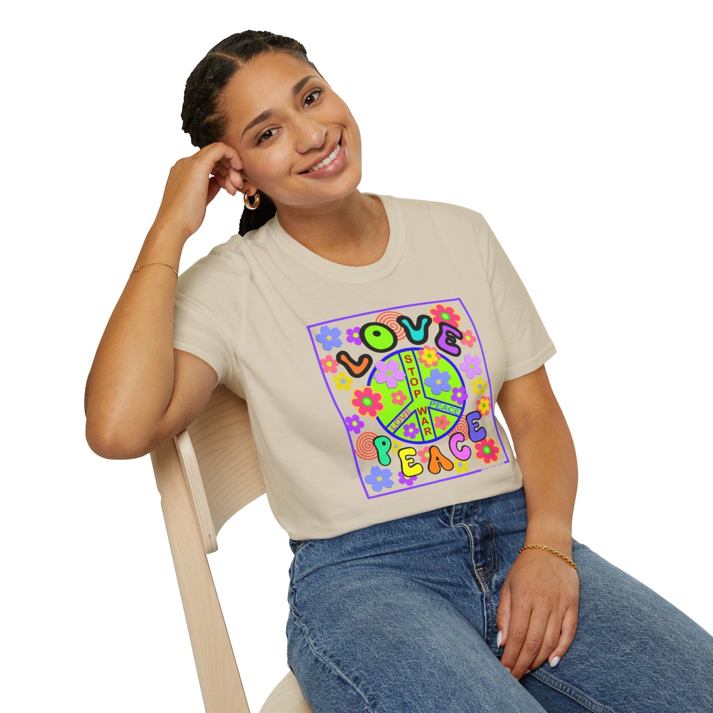 T-Shirt - Unisex Softstyle - Love & Peace