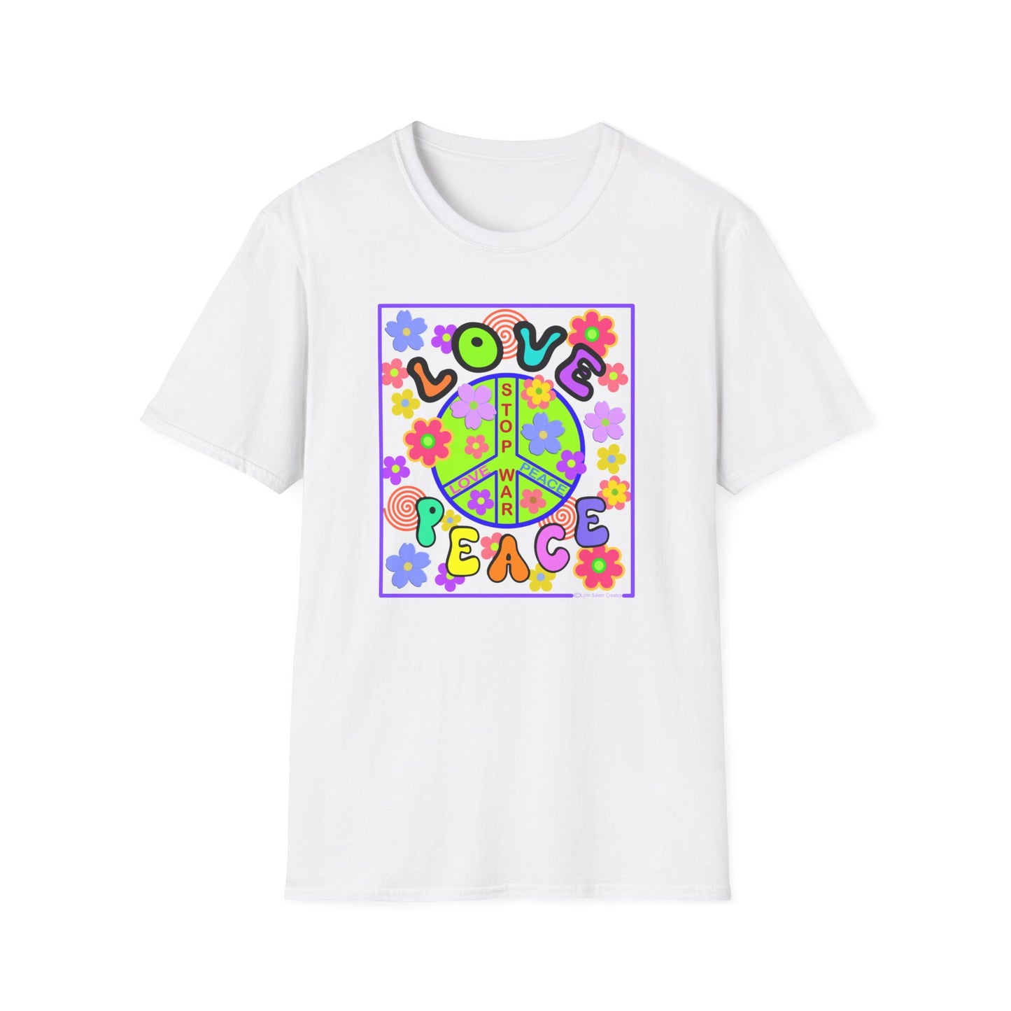 T-Shirt - Unisex Softstyle - Love & Peace