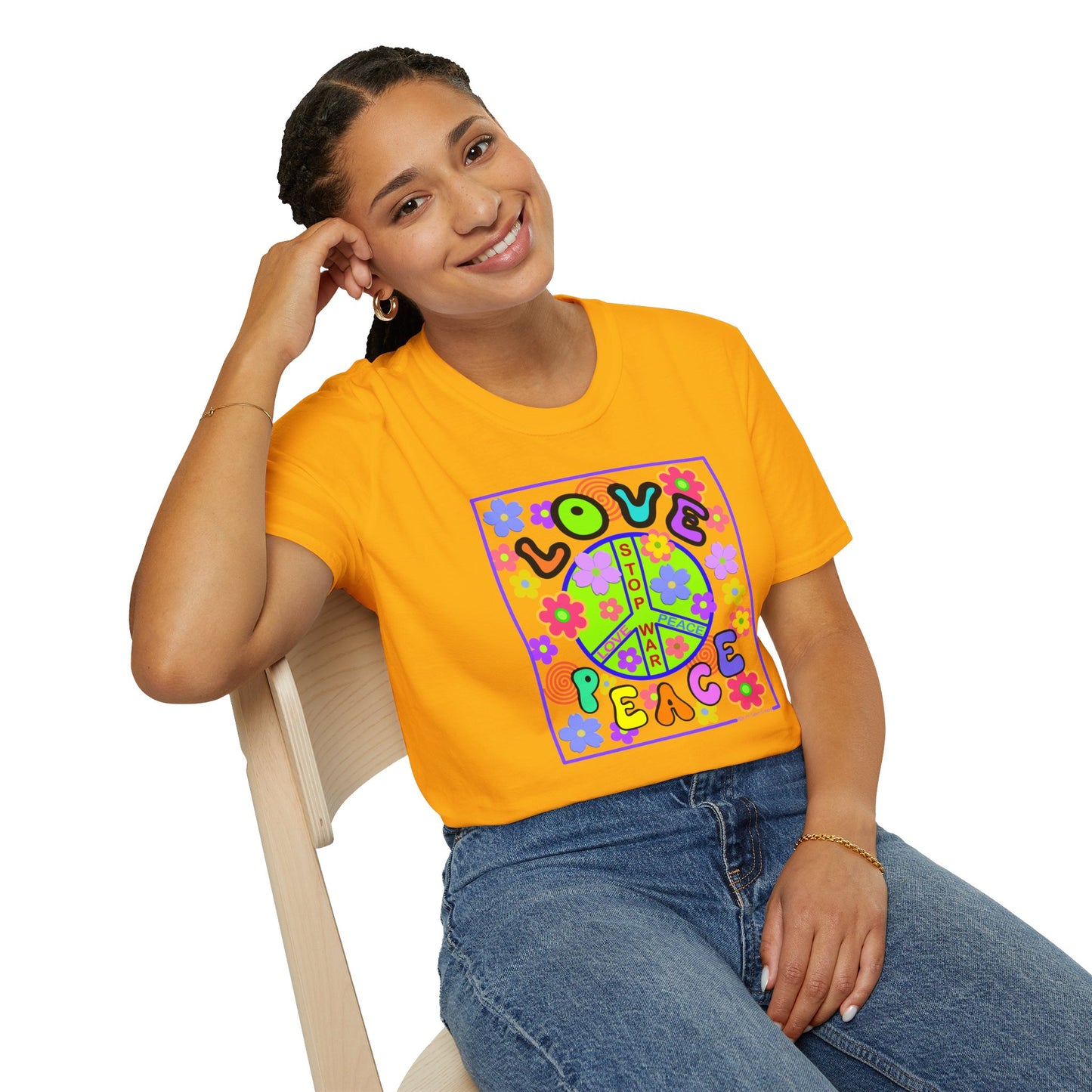 T-Shirt - Unisex Softstyle - Love & Peace